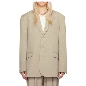 The Frankie Shop Light Tan Blazer